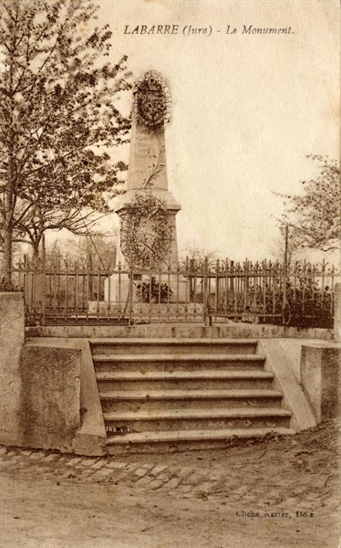 BARRE. Département : Jura (39). Région : Franche Comté