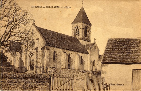 SAINT-BONNET-DE-VIEILLE-VIGNE. Département : Saône et Loire (71). Region: Bourgogne-Franche-Comté