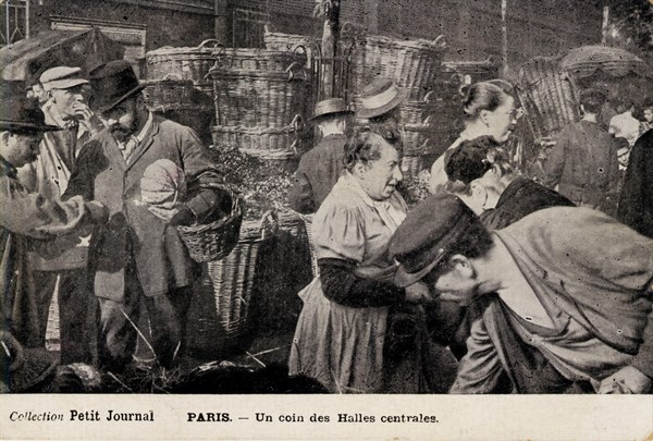 Paris, commerçants des Halles