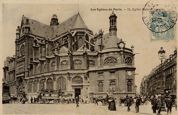 Paris, l'église Saint-Eustache.