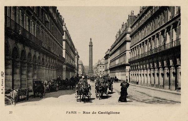 Paris, the rue de Castiglione