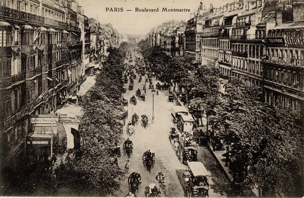 Paris, boulevard Montmartre