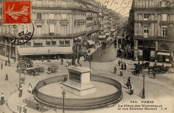 Paris, la place des Victoires