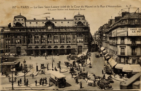 Paris, Saint-Lazare train station