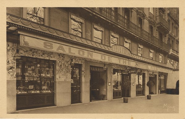 Paris, tearoom created by Félix Potin