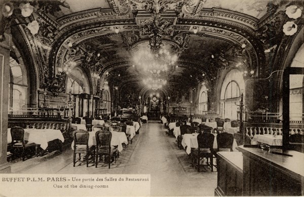 Paris, le Train Bleu restaurant