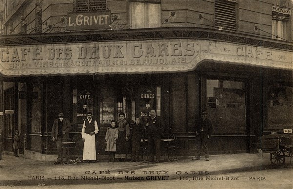 Paris, the Café des Deux Gares