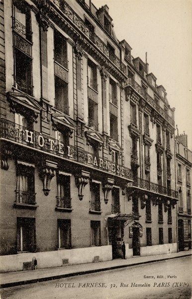 Paris, Hôtel Farnèse