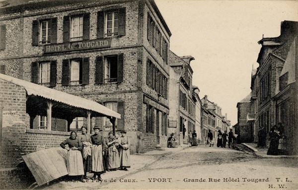 Carte postale ancienne de la ville d'Yport