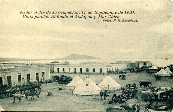 Nador (Maroc) le jour de son occupation, le 17 septembre 1921