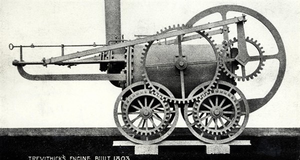 Trevithick locomotive