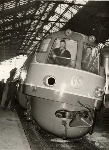 The leaning train
