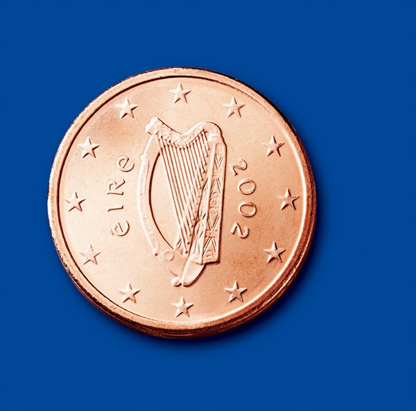 Coin of 2 cents (Ireland)
