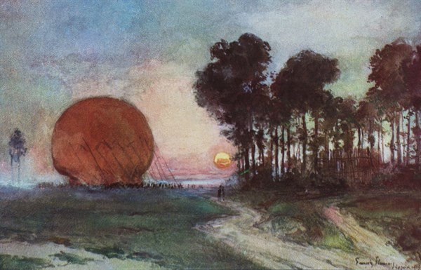 World War I, Return of the balloon