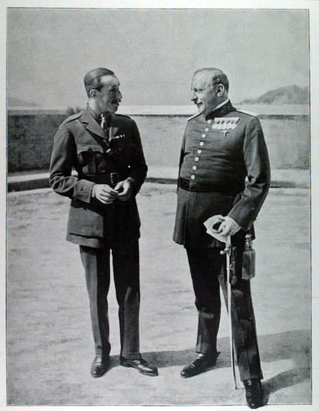 Le roi d'Espagne Alphonse XIII et le général Primo de Rivera