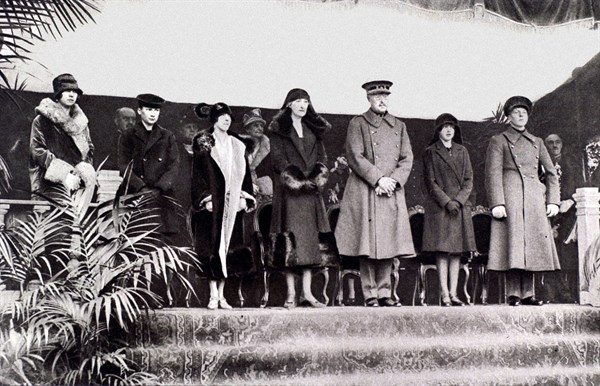 Inauguration à Bruxelles du monument de Léopold II (novembre 1926)