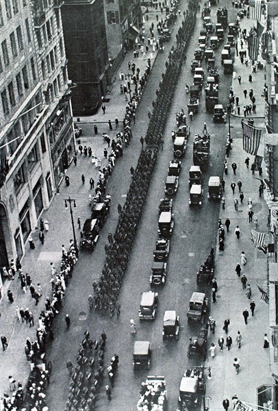 World War I, entry of the United States into war