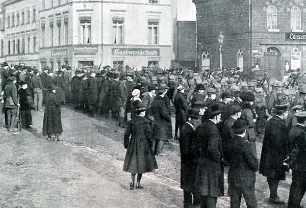 World War I. Occupation of Germany  (December 1st, 1918)