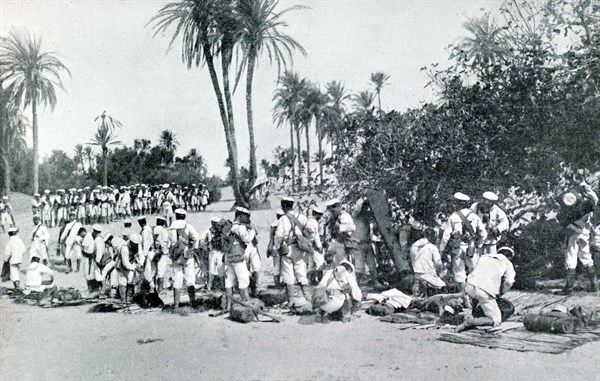 Italian-Turkish war in Triplitania Libya (October 9-10, 1911)