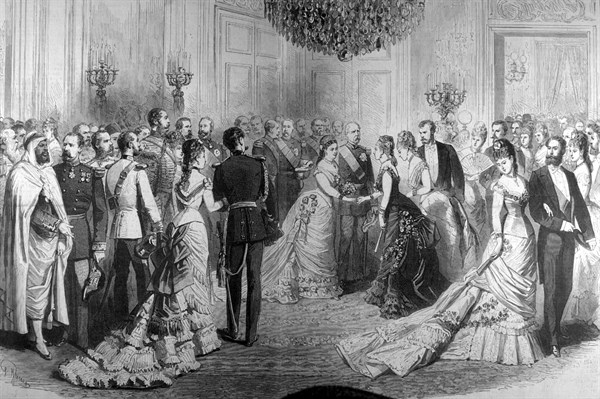 A Paris, un bal à l'Elysée In "Le Monde illustré", 1876