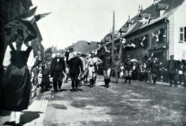 Visite officielle de Raymond Poincaré en Alsace