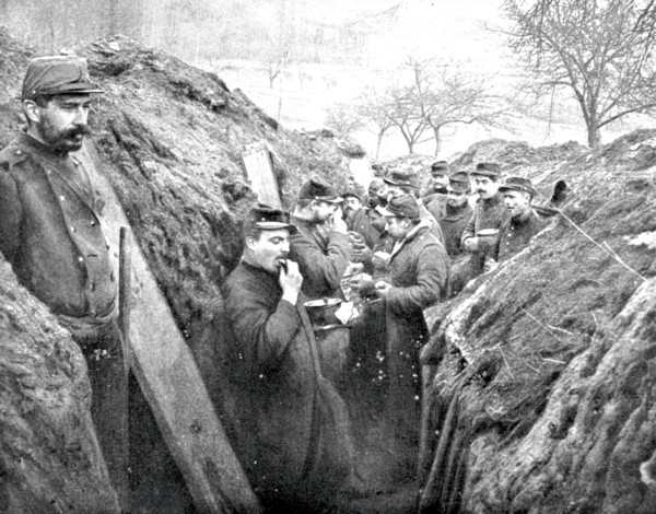Supplying soldiers on the line of fire