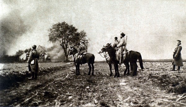 Bukovina recaptured from the  Austro-Hongarians by Russian troops (1916)