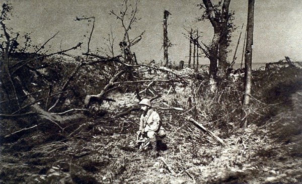 On the Somme front: the trail leading to Péronne