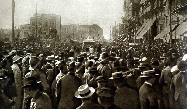 Demonstration in Crete