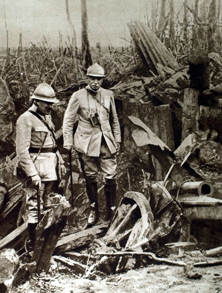 General Fayolle on the Somme front