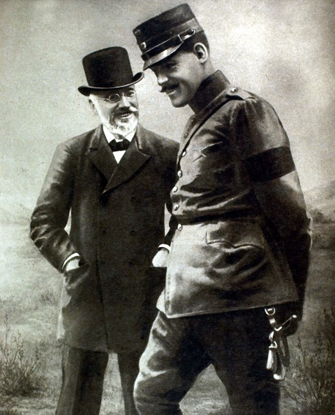 Mr. Venizelos and King Constantine of Greece just before the Balkan War