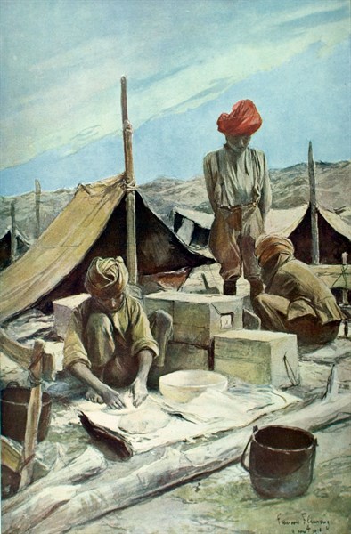 Flameng, The British offensive of the Somme (1916)