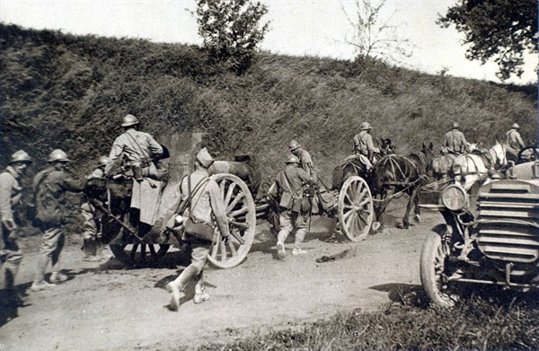 The German offensive in 1918