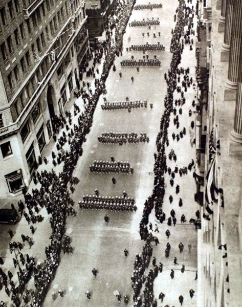 World War I. The United States entering the war (1917)