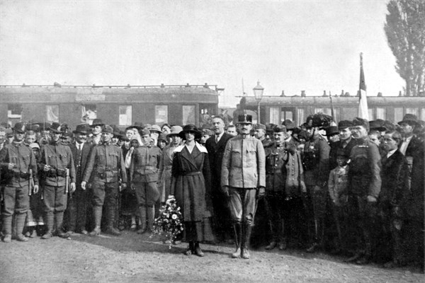 Karl von Habsburg's march on Budapest