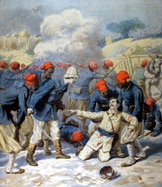 Au Niger, le combat de S'Napa. La mort du lieutenant Lecerf du 3-9--1894