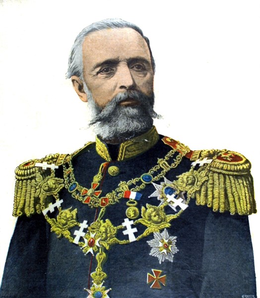 Portrait de Oscar II, roi de Suède et de Norvège du 26-3-1899