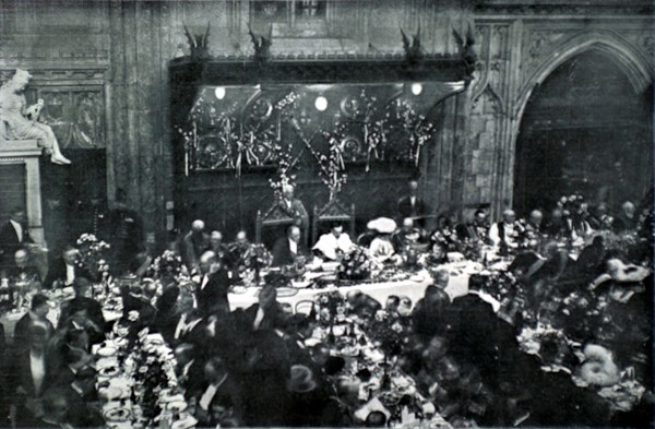 French President Poincaré on a visit to England (1913)