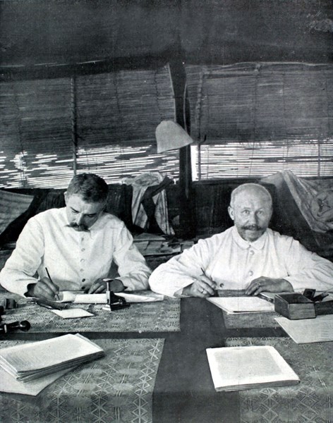 Etablissement des nouvelles frontières franco-allemandes au Congo (1913)