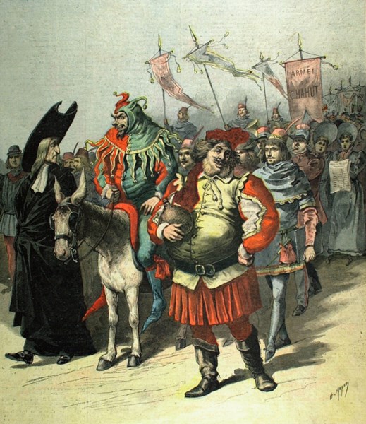 In Paris, for the third Thursday in Lent, the student cortège (1893)