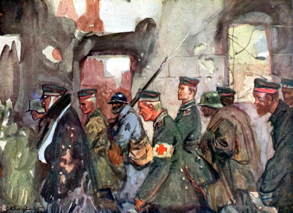 Charles Hoffbauer, prisonniers allemands dans la Somme