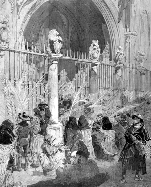 Le dimanche des Rameaux à Tolède (1880)