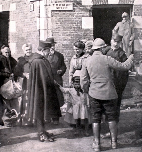 World War I. Liberation of Roye (1917)