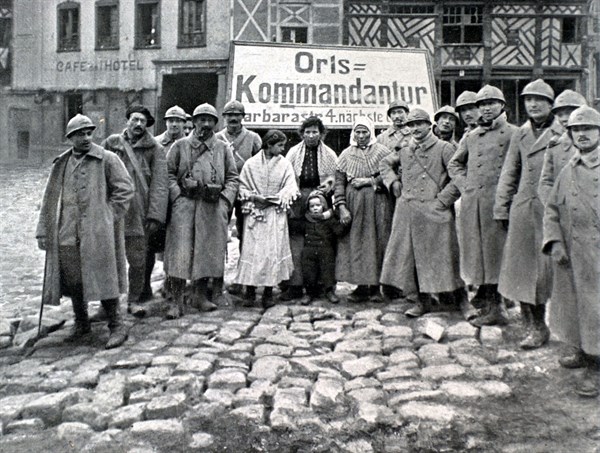 World War I. Liberation of Roye (1917)
