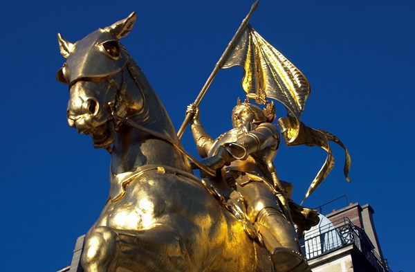 Frémiet, equestrian statue of Joan of Arc