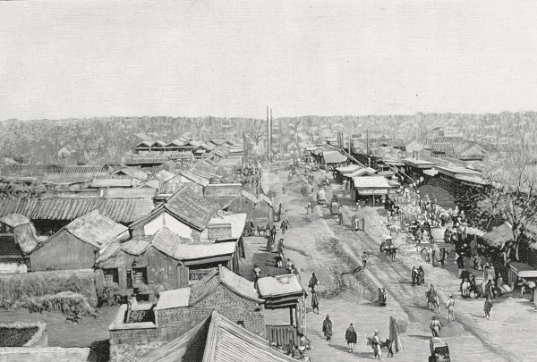 The Tartar city in Beijing, 1900