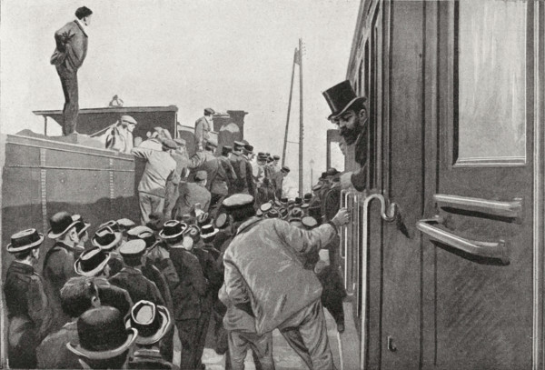 Arrival of President Paul Krüger in Marseille, 1900.
