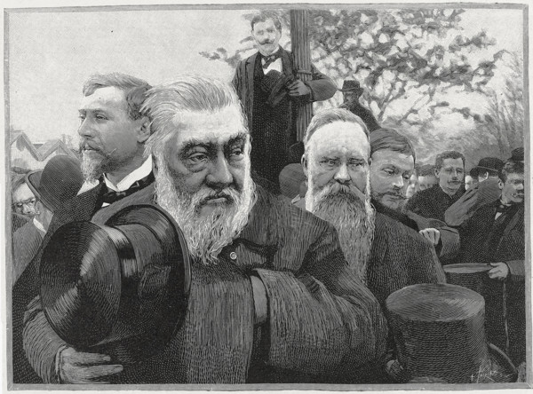 Arrival of President Krüger in France, in 1900