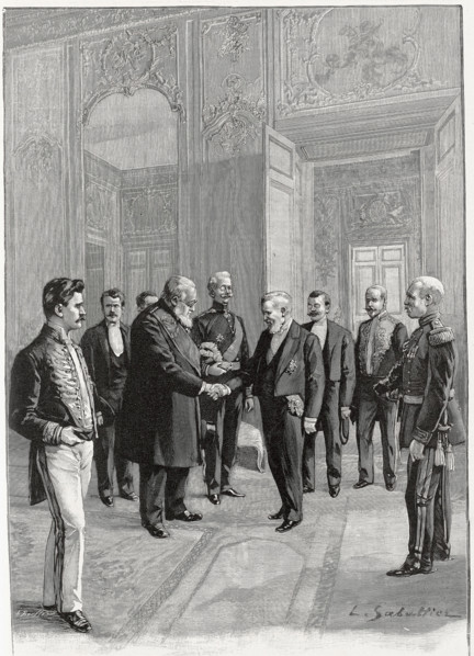 Arrival of President Krüger in Paris, 1900
