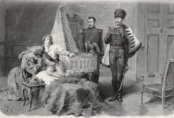 Sarah Bernhardt in the play "L'Aiglon"
